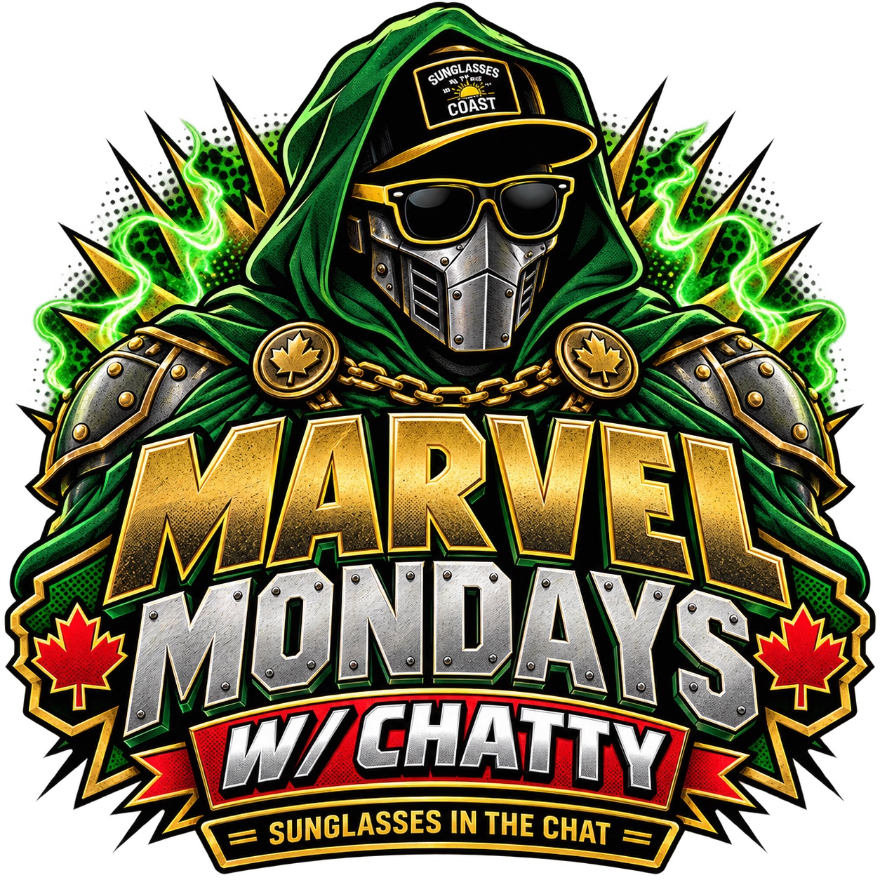 Doctor Doom inspired Marvel Mondays badge